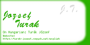 jozsef turak business card