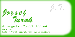 jozsef turak business card